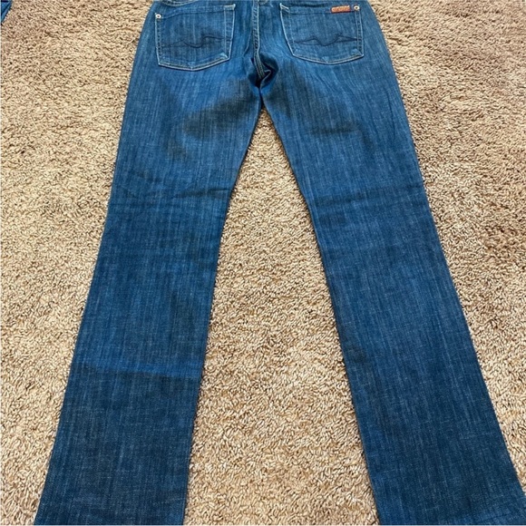 7 For All Mankind Straight Leg Jeans size 24 - Picture 6 of 7